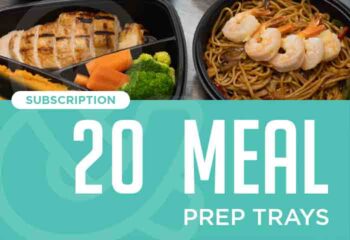 20 Meal Prep Trays (Subscription)