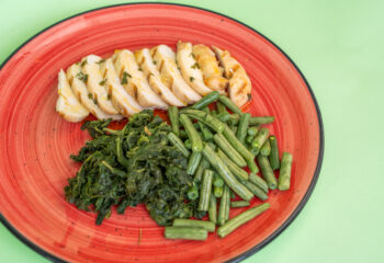 Garlic Chicken & Greens